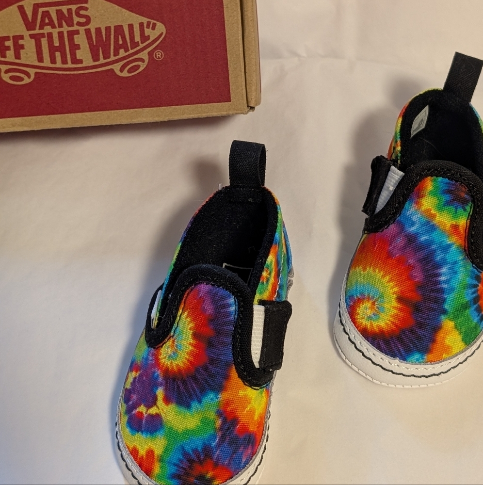 Vans Kids Tie-Dye Slip-On Shoes